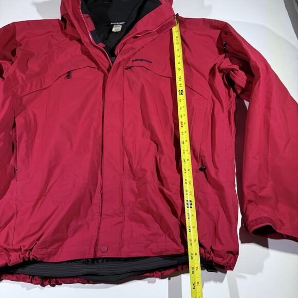 Patagonia Ski Patrol Jacket Mens XL Red Black Cross Rescue Shell Coat (See Pics) - Picture 11 of 12